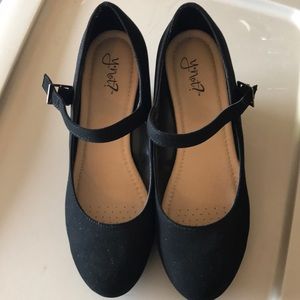 Black Velvet Shoes